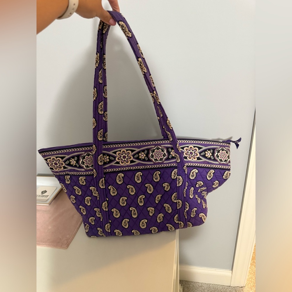 Vera Bradley - Purple Patterned Tote Bag